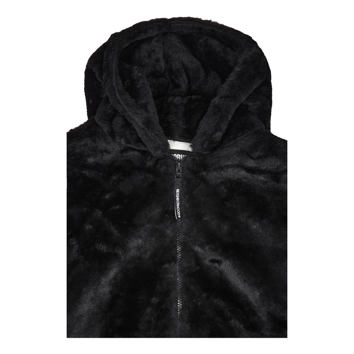 NEIGHBORHOOD Fur Hooded JK . AC Black-