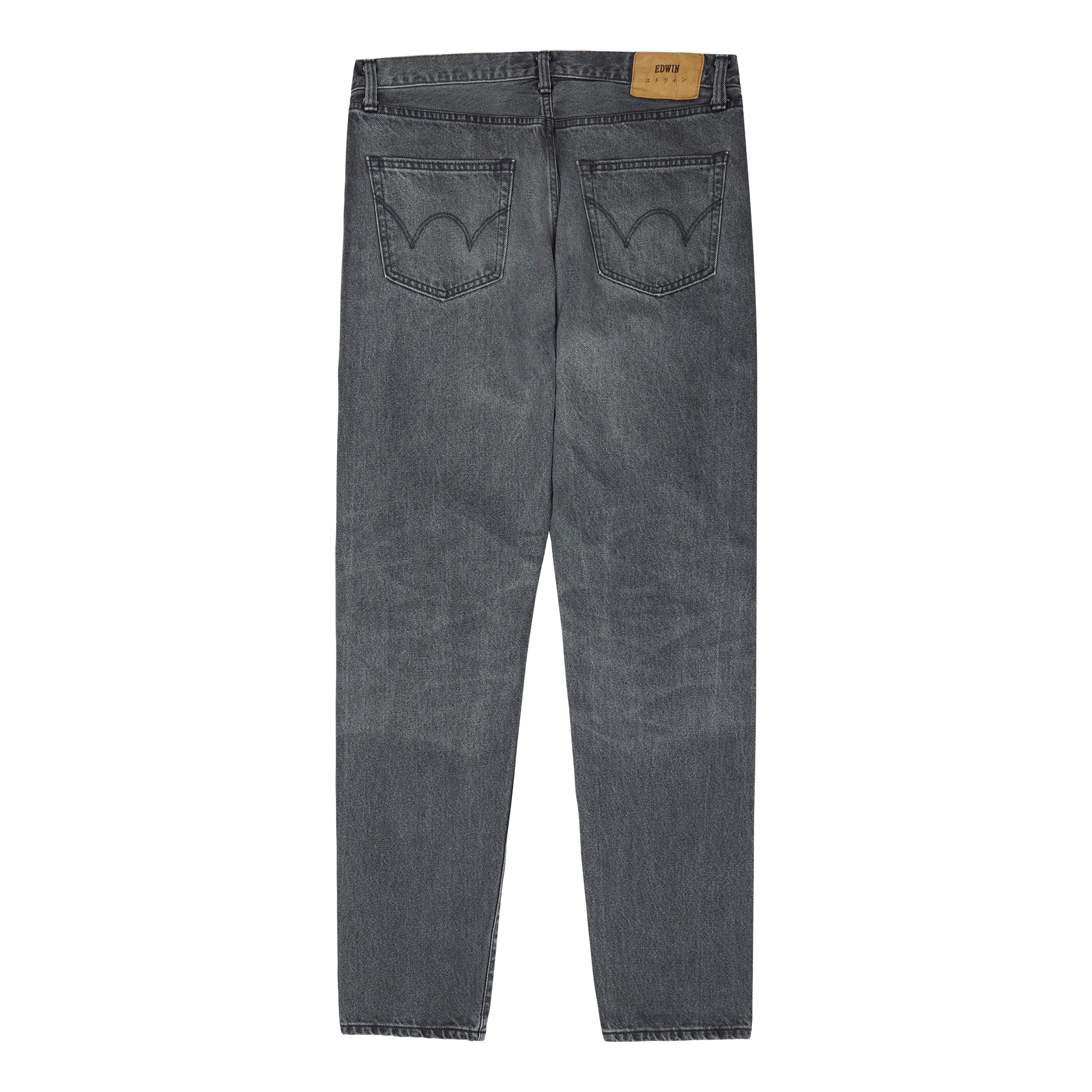 EDWIN Slim Tapered - Kaihara Right Hand Black Denim - Black - grey