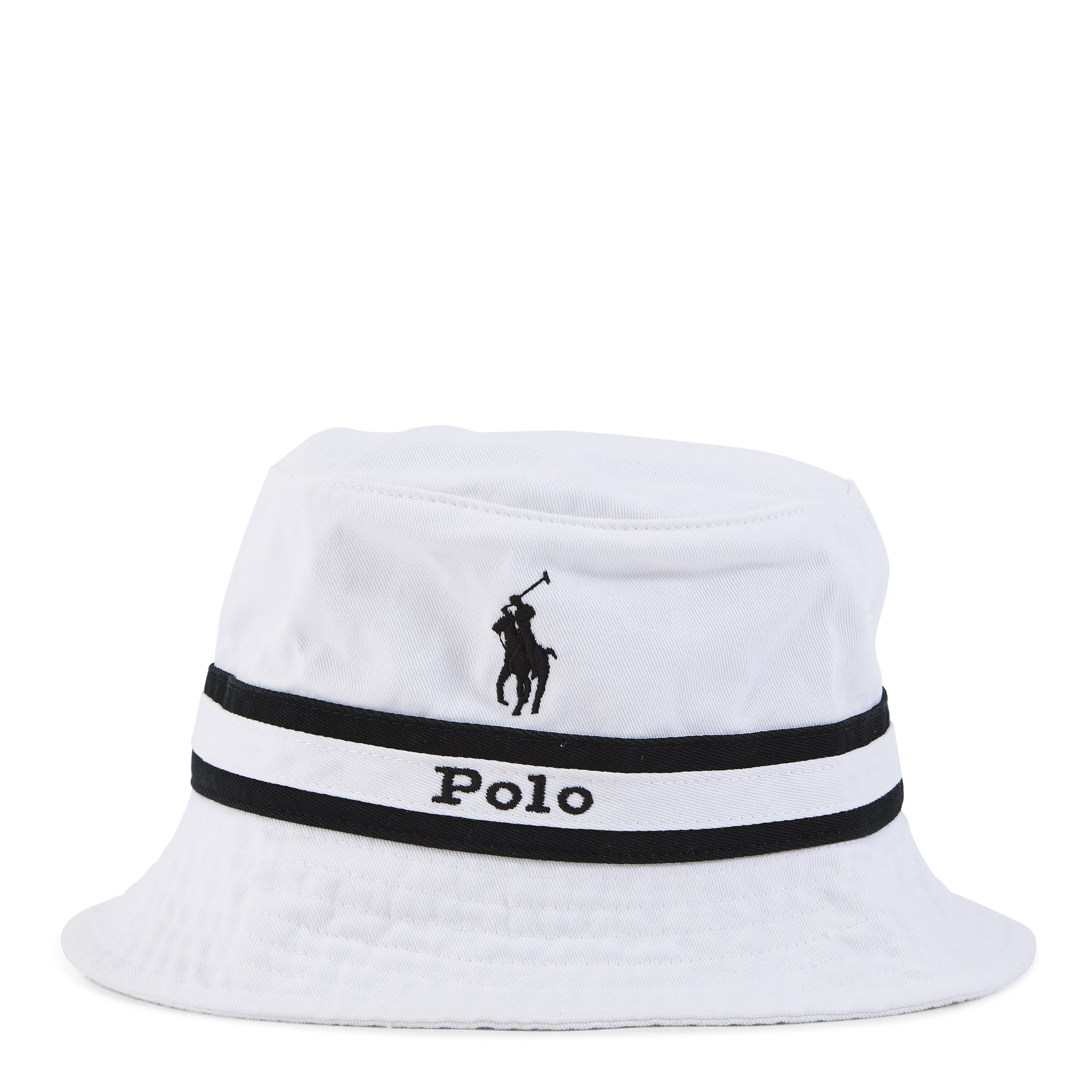 Polo Ralph Lauren 16/1 Twill-Loft Bucket Hat Pure White  -  