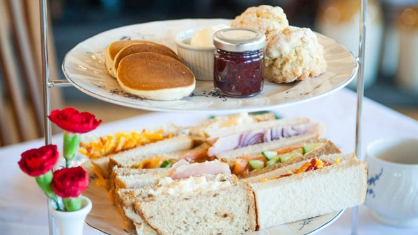 Afternoon tea at Baxters Highland Village on Speyside