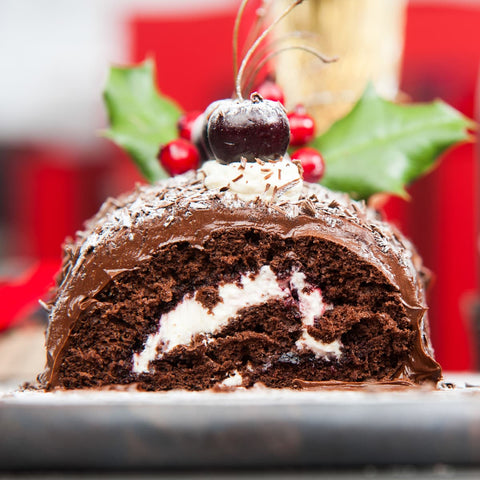 Chocolate Roulade with a Cherry Twist Recipe