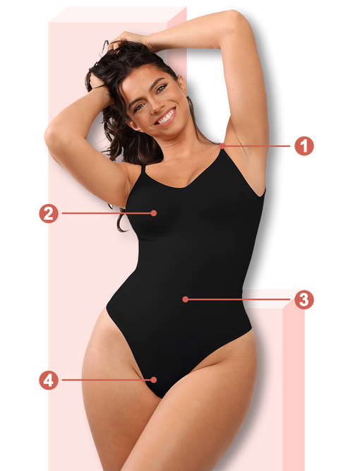 360° Under Control Bodysuit Shapewear - Woobilly