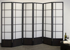 6 Panel folding room divider