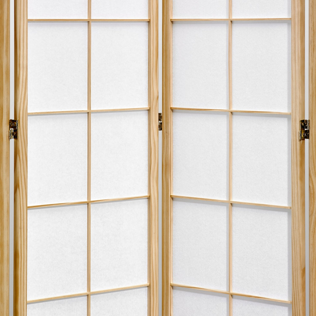 Hoshi Shoji Room Divider Screen - 2 Meters Tall - 4 Panel ...