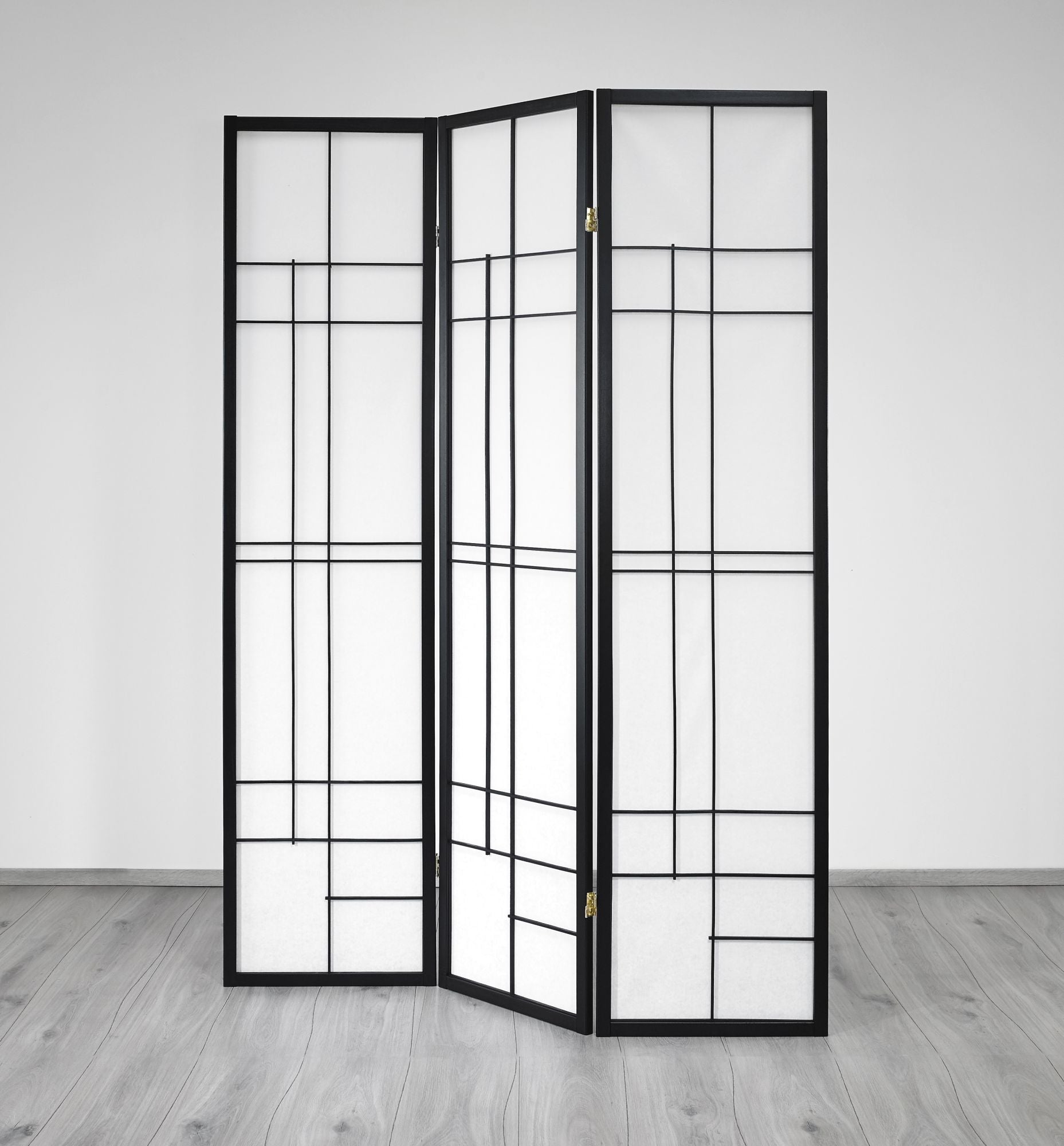 Trend Room Divider Screen Black 3 Panel