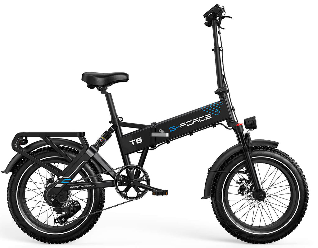 G-FORCE T42 Upgrade version T5 Folding Fat Tire Electric Bike