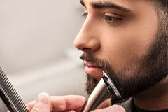 Shaving with an electric shaver