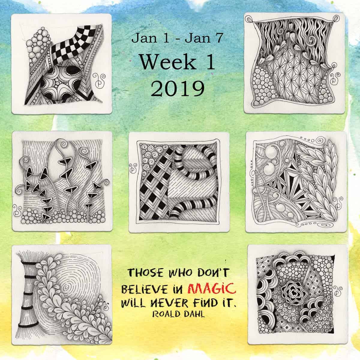 31 Days - 31 Tiles : Develop a Daily Zentangle Practice - Angel Whispers Art