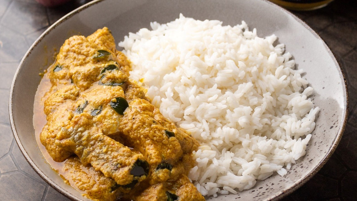 pan fried fish korma