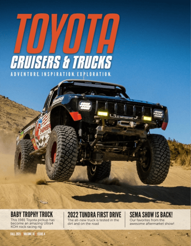 Toyota Cruisers and Trucks magazine cover