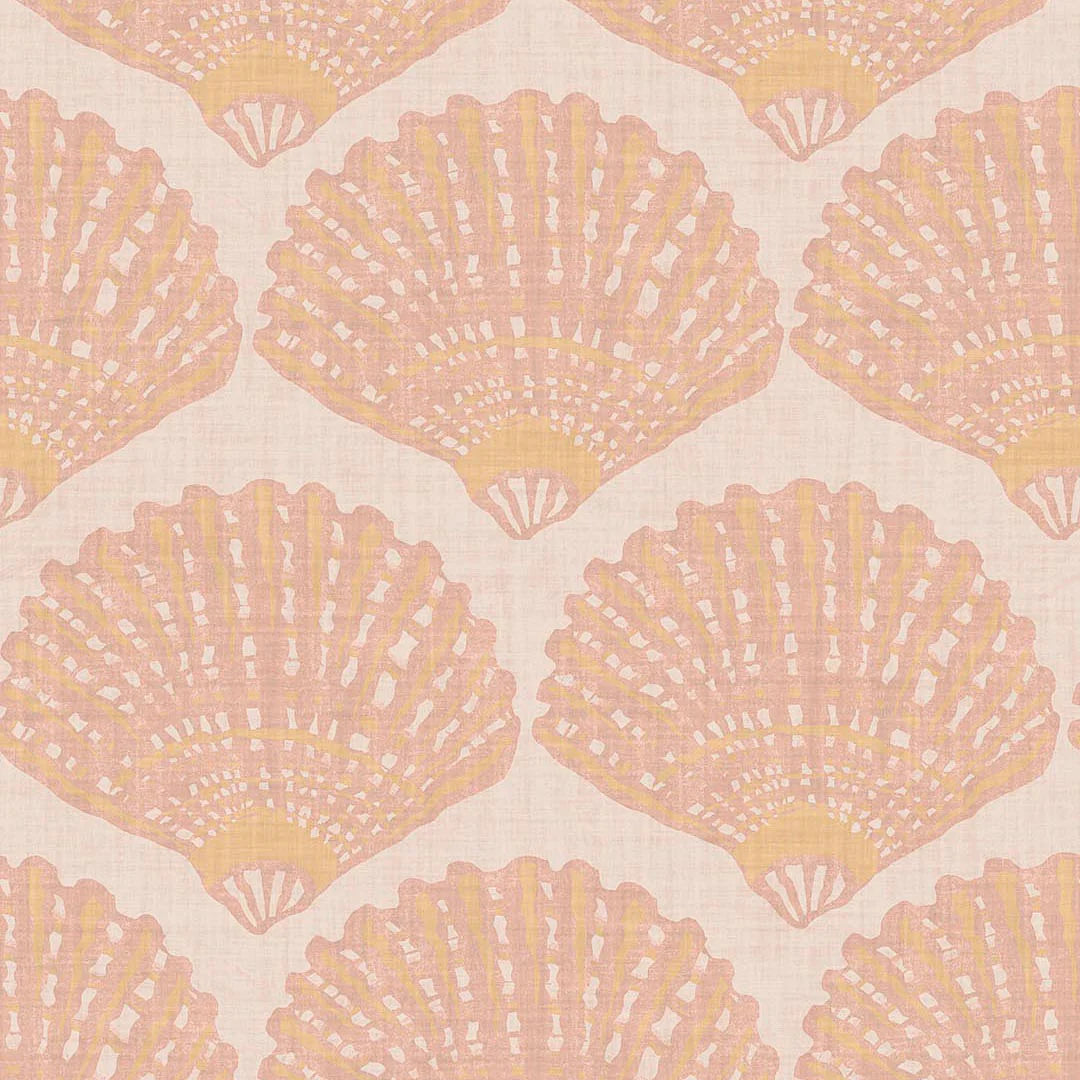 Beachcomber Wallpaper in Lady Coral