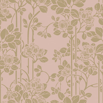 Fez Floral Moss Wallpaper — ISOBEL