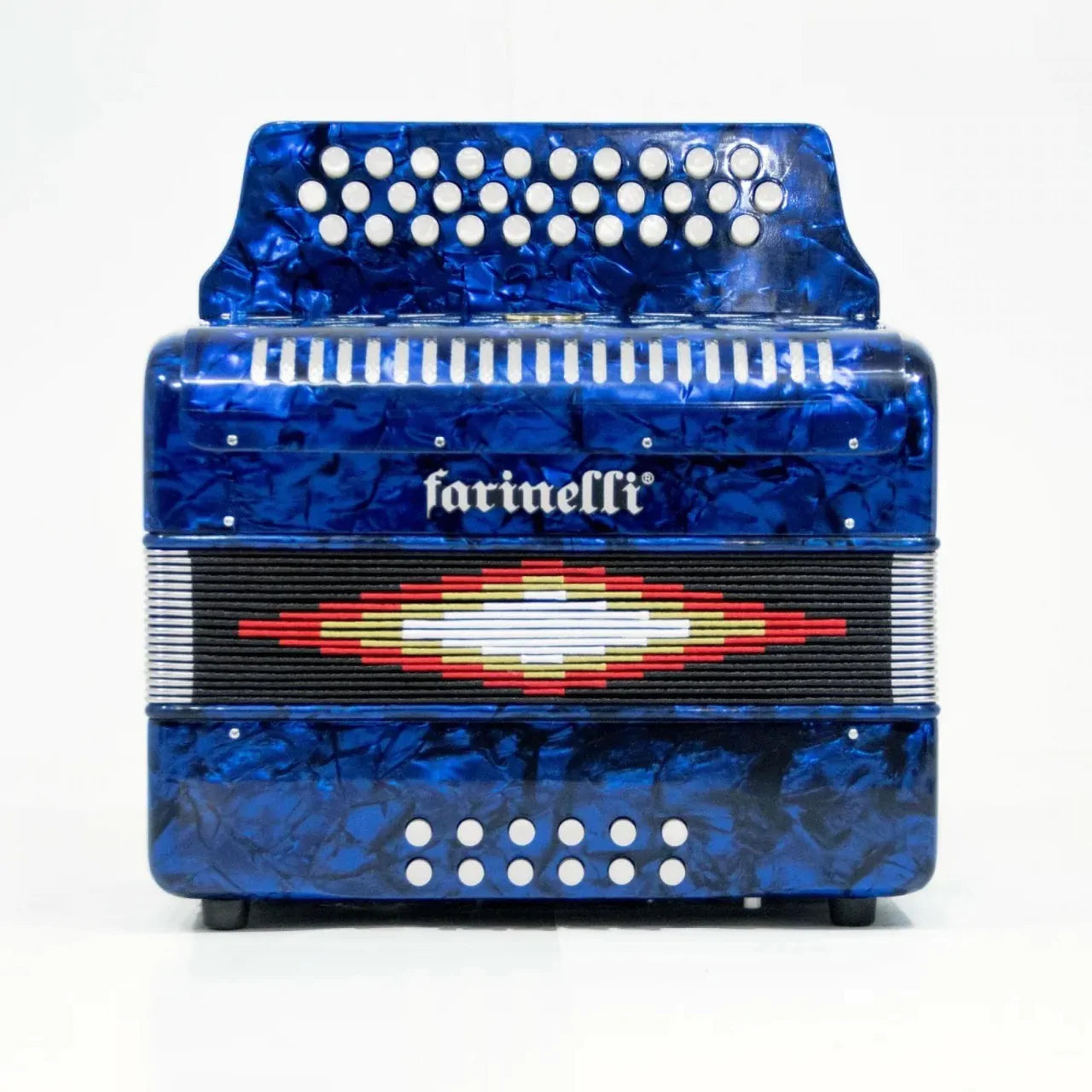 Acordeon Farinelli Color Azul 31 Botones y 12 Bajos Modelo 3012FAA –  Sonoritmo Audio profesional e Intrumentos musicales