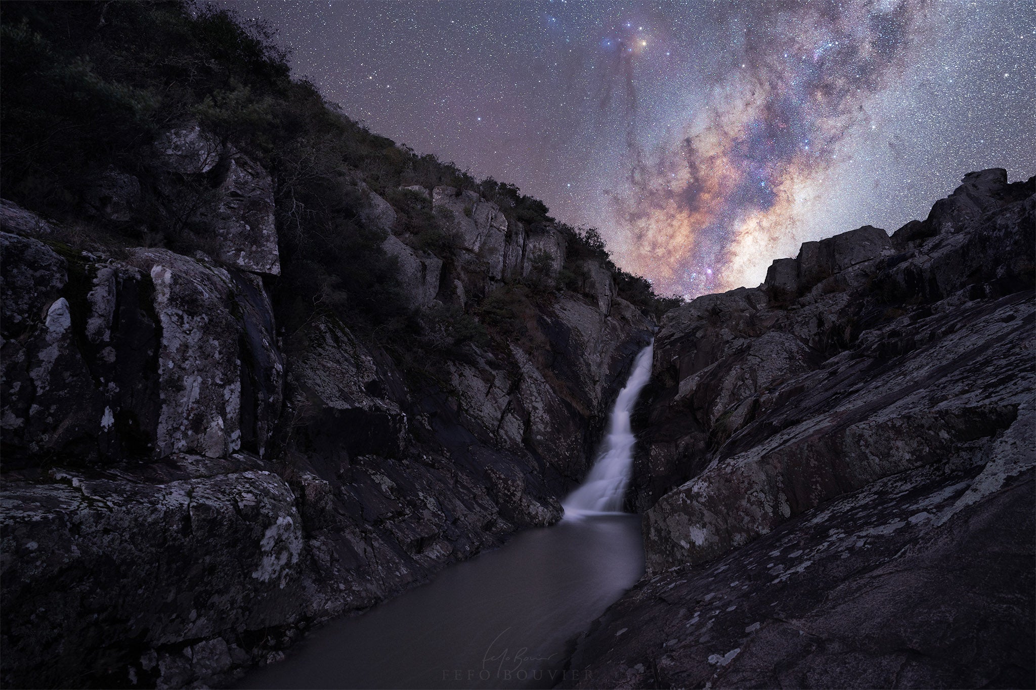 El Centro Galáctico en el Parque Salto del Penitente, Lavalleja, Uruguay