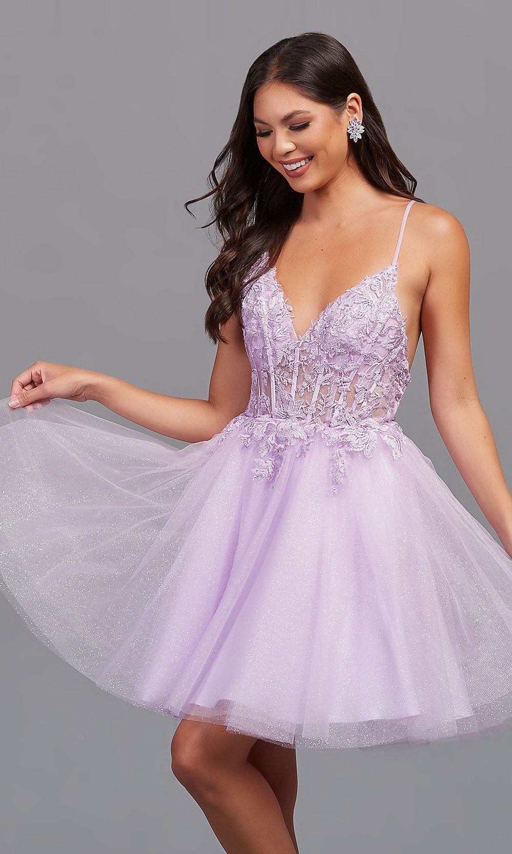 lavender dress