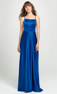Madison James-Open-Back Designer Prom Dress by Madison James