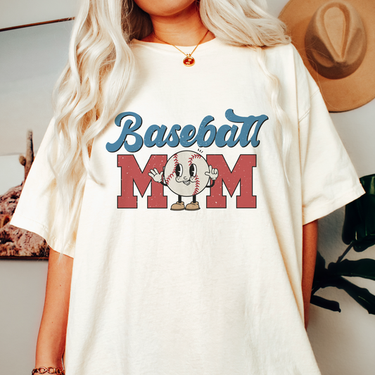 Baseball MOM PNG, Sublimation Design Graphic by 2SUNS · Creative Fabrica