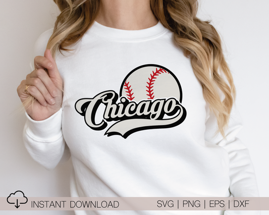 Baseball SVG File-white sox