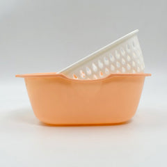 2785 2 In 1 Basket Strainer To Rinse Various Types Of Items Like Fruits, Vegetables Etc. 