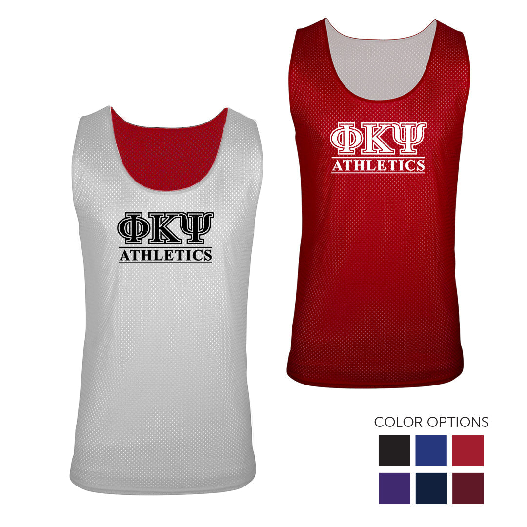 Phi Psi Reversible Personalized Intramural Mesh Jersey Tank - Phi Kappa Psi Official Store product image