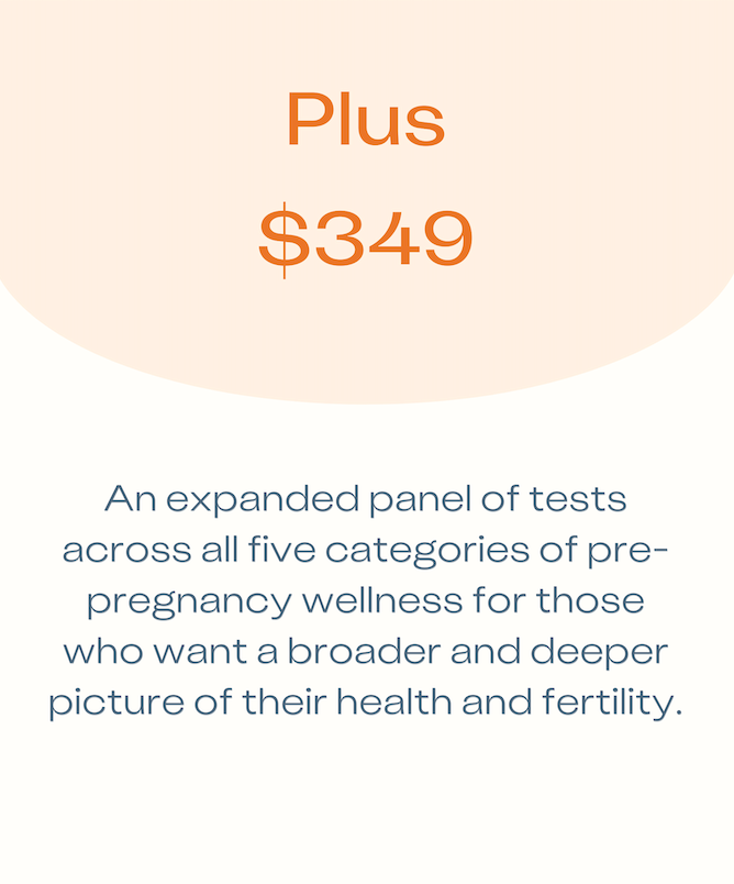 Pre-Pregnancy Wellness Testing for Female