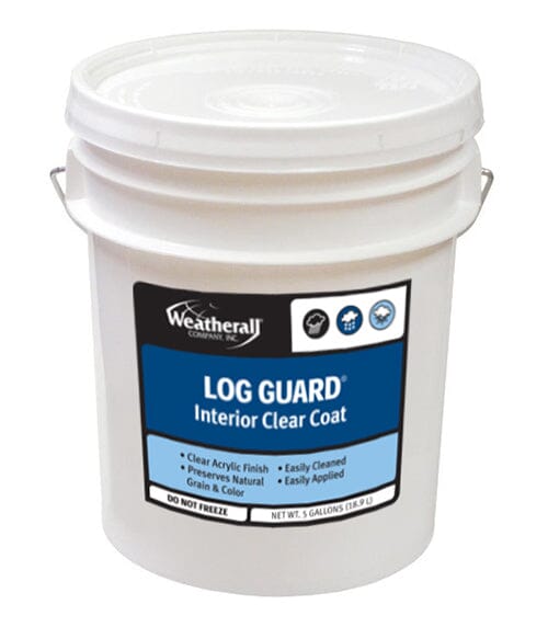 Log Guard Clear Interior Finish, 5 Gallon / Gloss