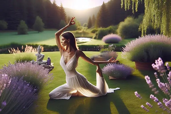 Woman practicing yoga for anxiety relief