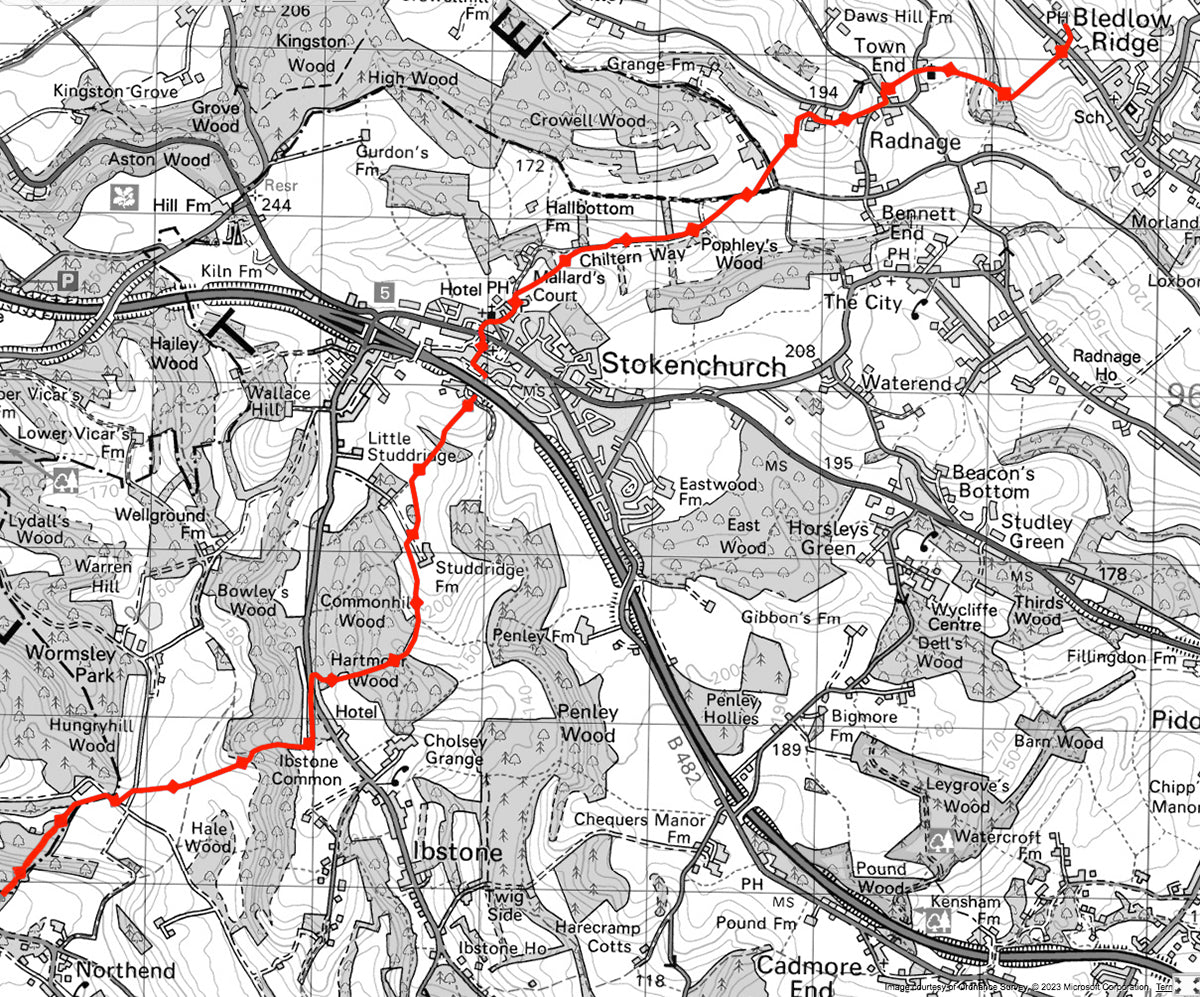 The Chiltern Way: Northend to Bledlow Ridge