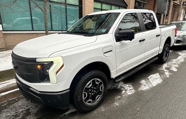 Ford F150 Lightning Parked Downtown Street