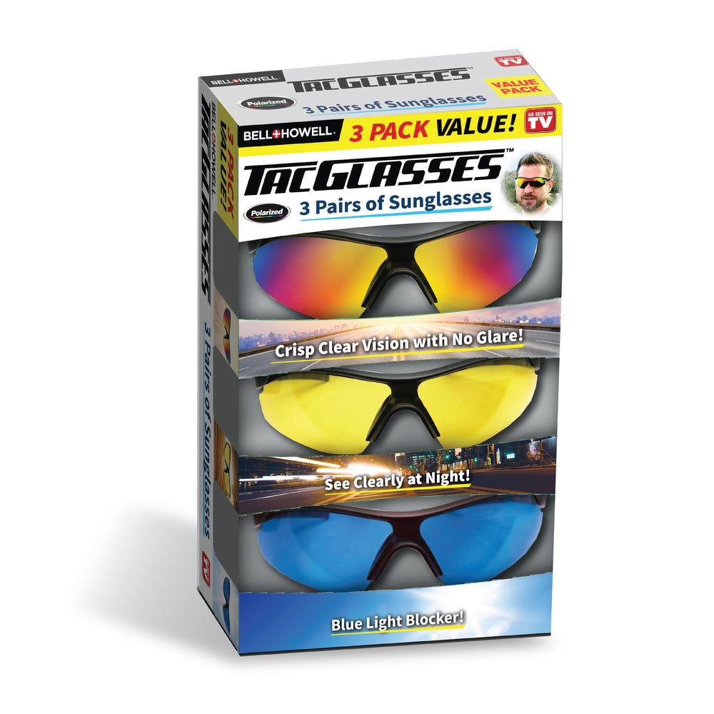 TacGlasses Day/Night Double Pack - Combo Set – Bell + Howell