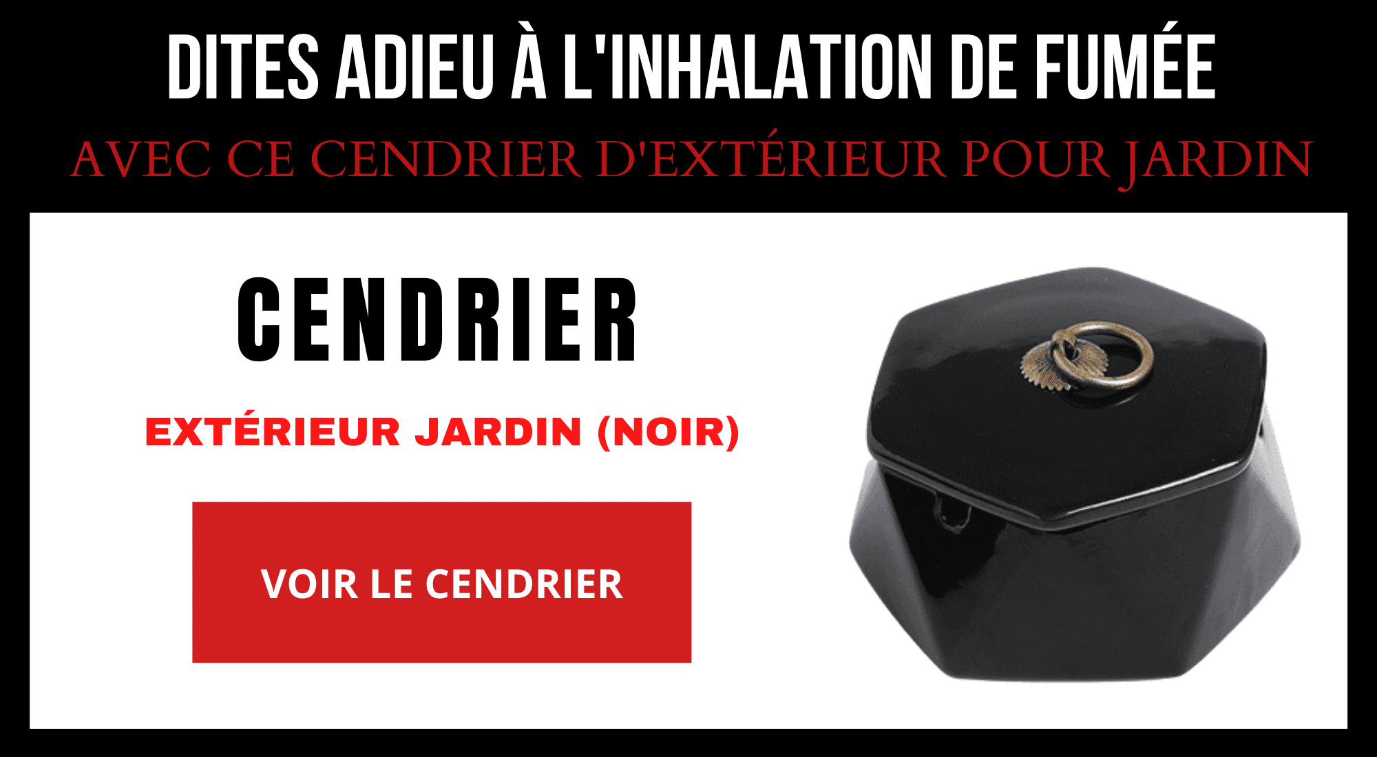 CENDRIER EXTÉRIEUR JARDIN