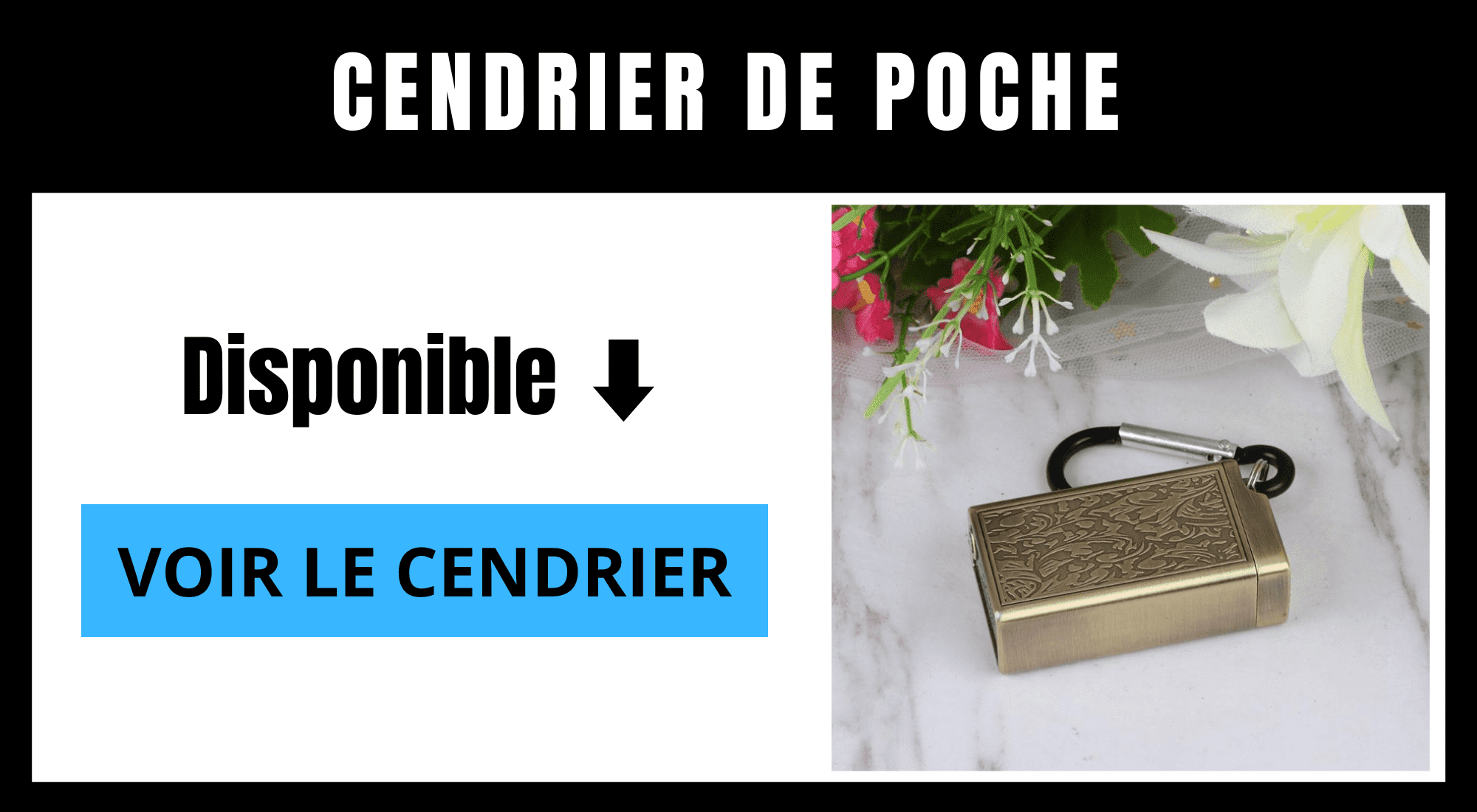 MINI CENDRIER EXTÉRIEUR