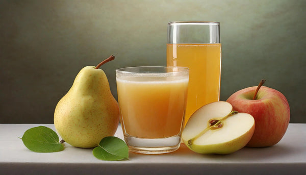 les juis de fruits comme les jus de pomme ou de poire peuvent aider à réduire les brulures d'estomac