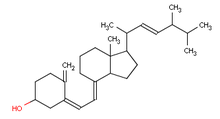 la structure moléculaire de la vitamine D