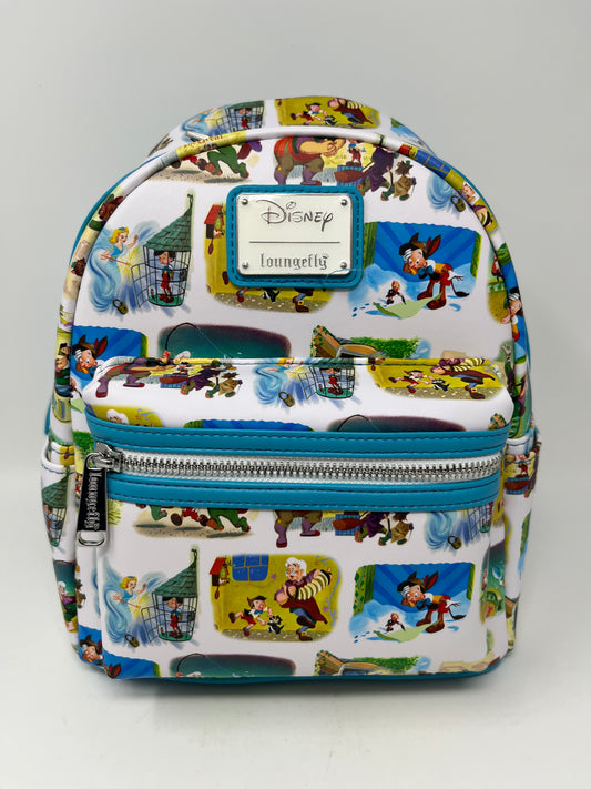 Disney Loungefly Disney Parks Chibi Icons & Attractions Mini Backpack - NWT
