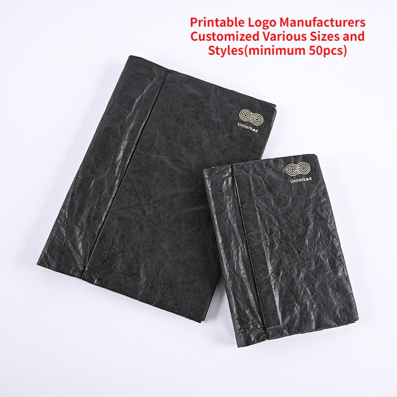 【Professional Customization】Factory DuPont Paper Book-style Document Bag Waterproof DuPont Paper BagPrintable Logo Manufacturers Customized Various Sizes and Styles(minimum 50pcs)
