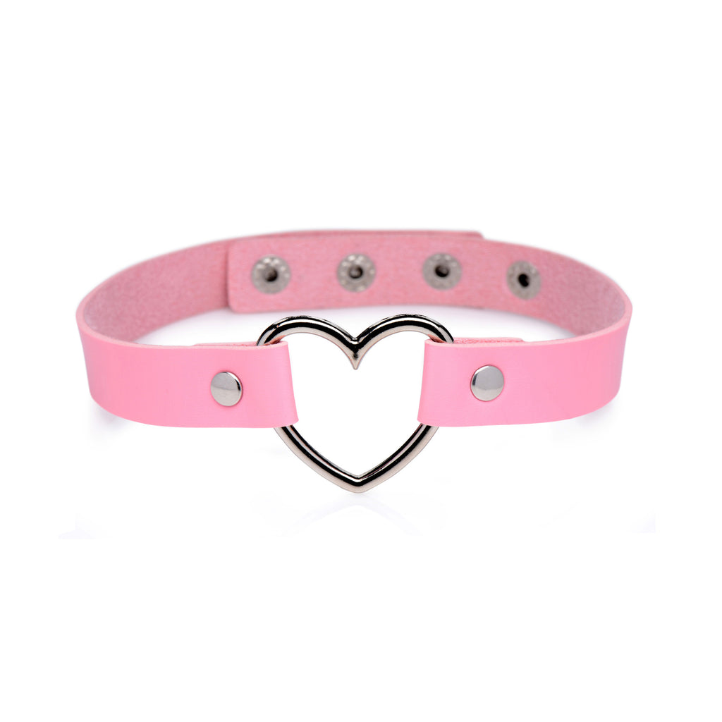 Sweet Heart Chrome Heart Pink Choker – XR Brands