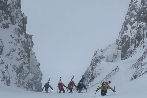 backcountry skiing with 30secout