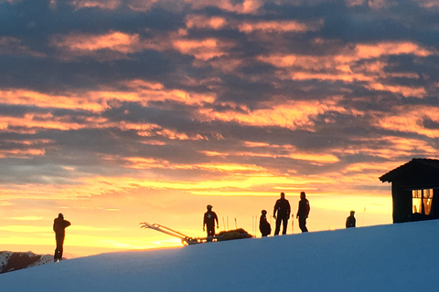 30secout ski patrol at dawn