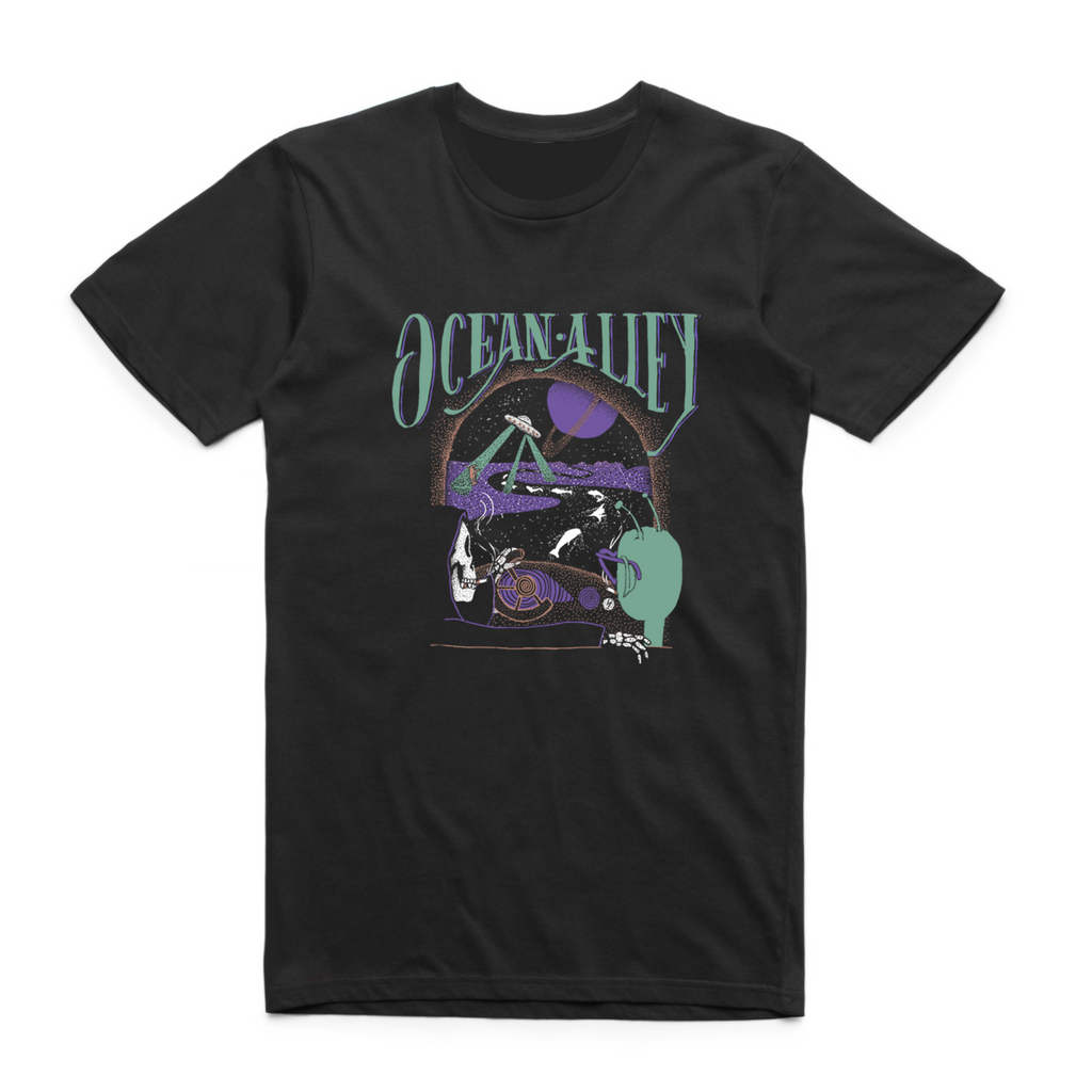 Ocean Alley Alien Tee Black Digital Download 24hundred