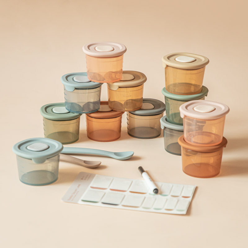 silicone baby food containers