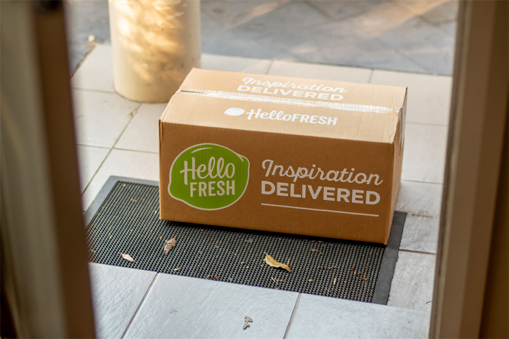 Hello Fresh meal kits contactless delivery