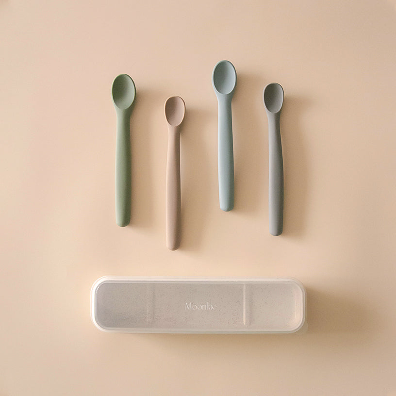 Set of 2) Personalized Silicone Baby Spoon(s) – MaSe deSigns