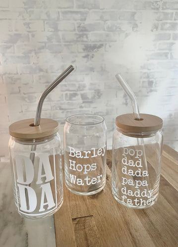 Personalized Iced Coffee/Beer Can Glass – Sweet T Boutique On Wolf Creek