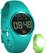Simple Fitness Tracker [Swim Waterproof & No APP Need] Step Counter Walking 3D Walking Pedometer Watch with Vibration Alarm Clock/Calorie Burned/Distance/Alarm/Stopwatch for Kids Women Men