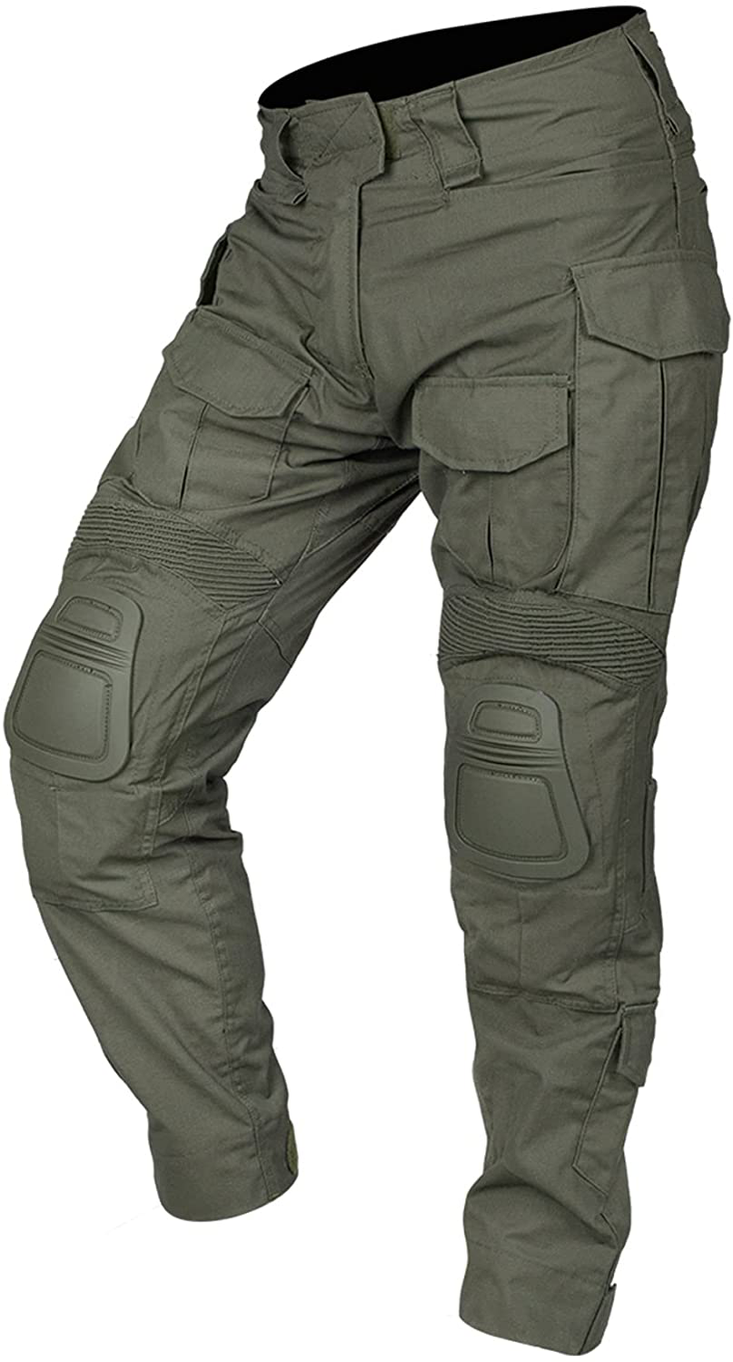 IDOGEAR G3 Combat Pants with Knee Pads Multicam Tactical Pant Rip-Stop ...