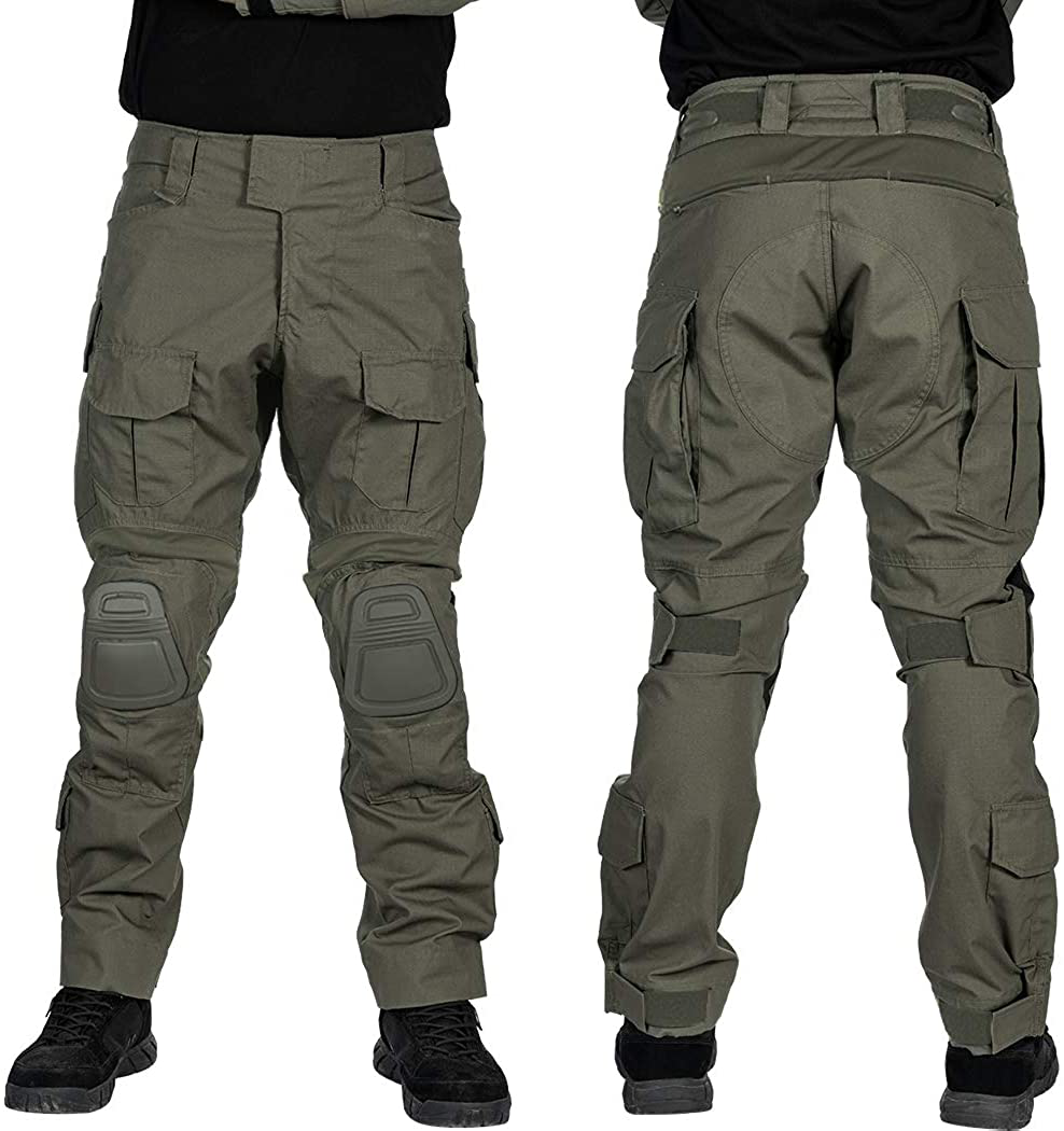 IDOGEAR G3 Combat Pants Multicam Trousers with Knee Pads for Men Tacti ...