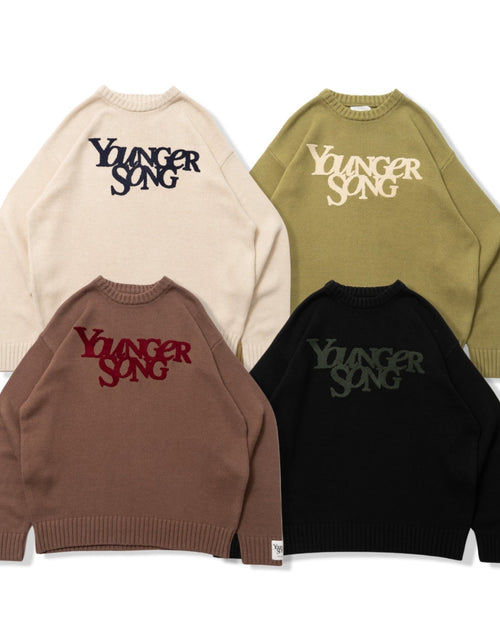 younger新品未使用 新作 younger song ロゴニット logo knit - トップス