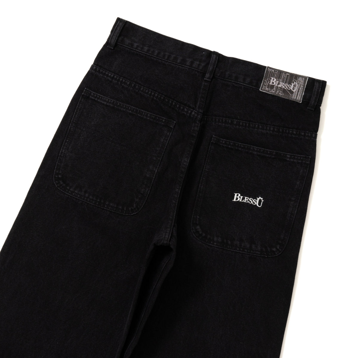 BU baggy denim pants