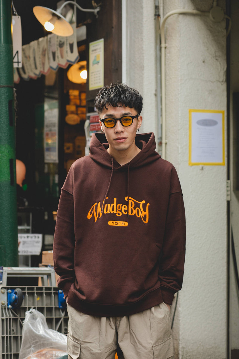 再再再..販 【完売品】WudgeBoy ベストカーキ/wudge logo hoodie